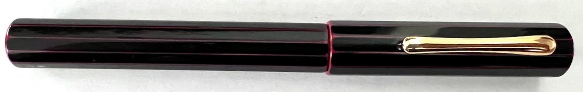 Kaku-Tate - Taccia Kaku-Tate Urushi Collection Midnight Red Fountain Pen